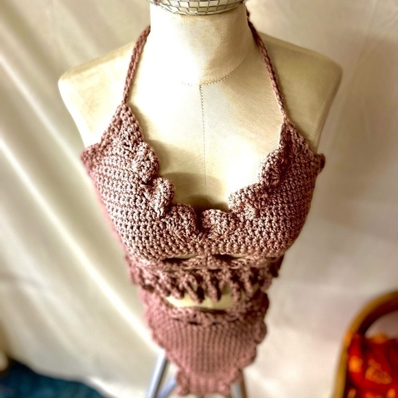 SPARKLING ROSE GOLD BIKINI - Picture 4 of 10